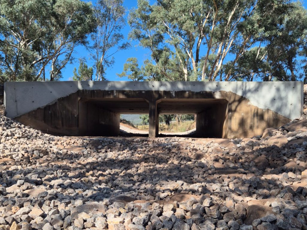 Drainage culvert construction in Bathurst NSW